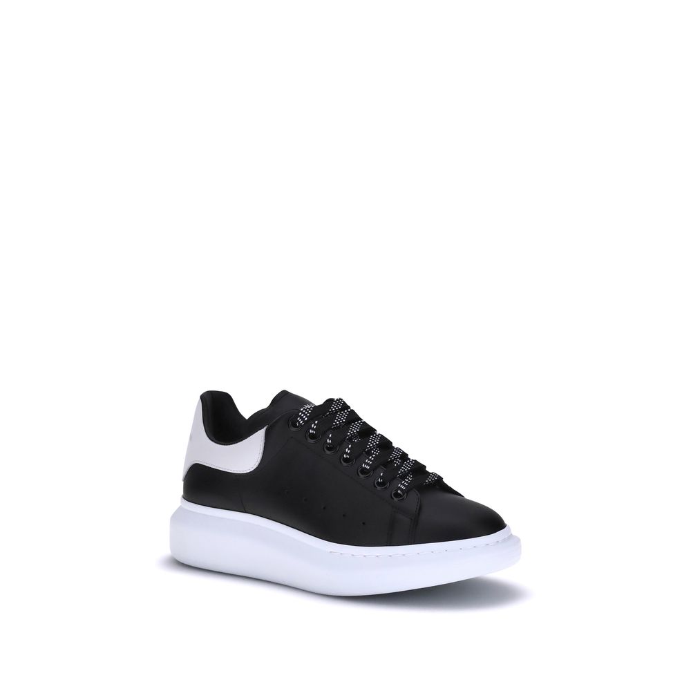 Alexander McQueen Schwarze Bos Taurus Plateau-Sneaker aus Kalbsleder