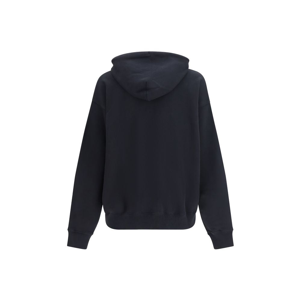 Off-White Schwarzer Baumwoll-Sweatshirt