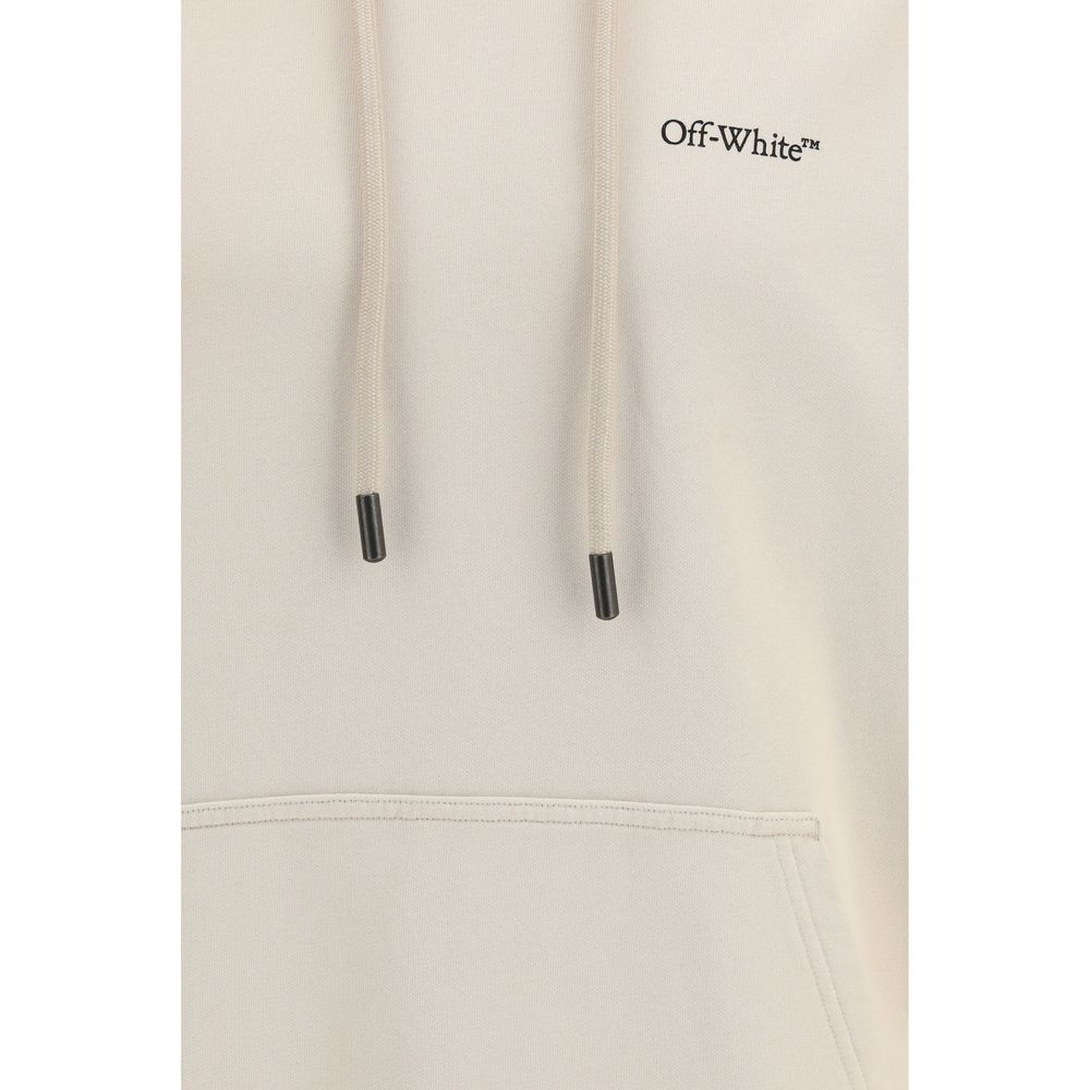 Off-White Beige Baumwoll-Sweatshirt