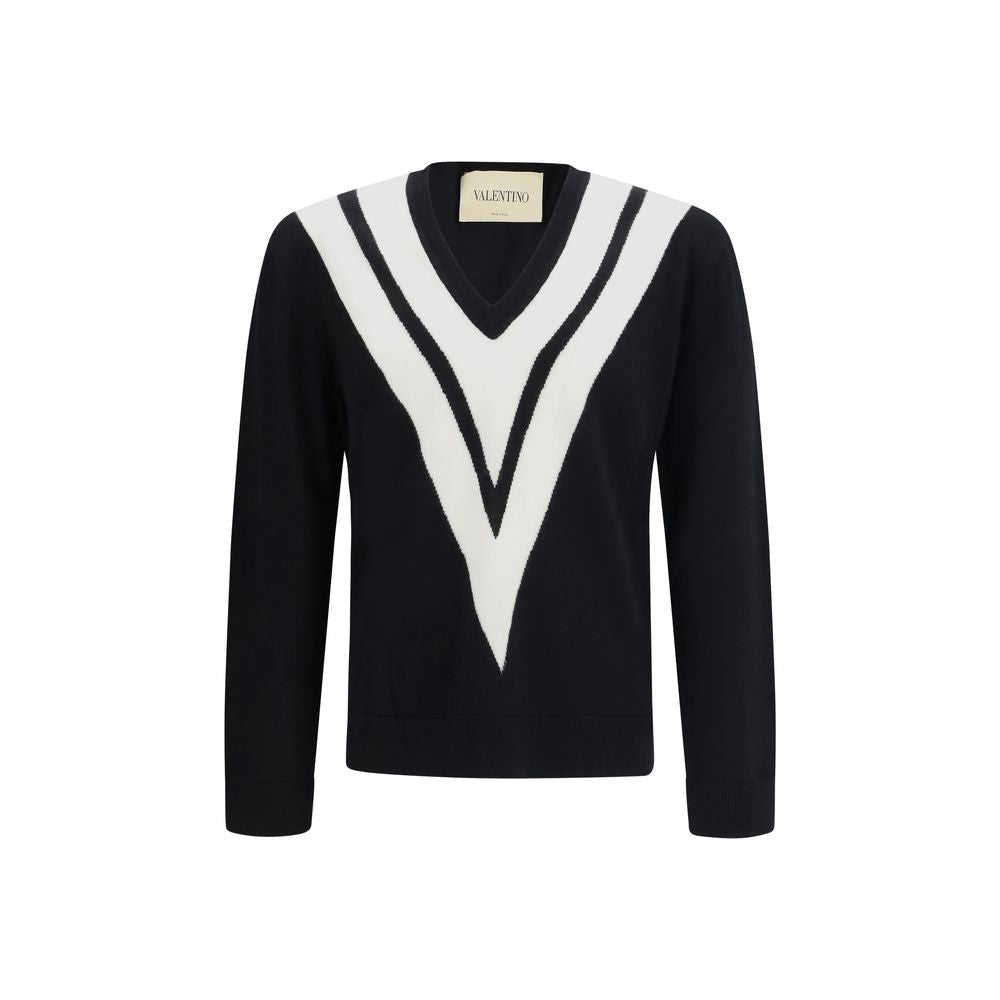 Valentino Garavani Pullover aus Wolle Oves Aries in Schwarz