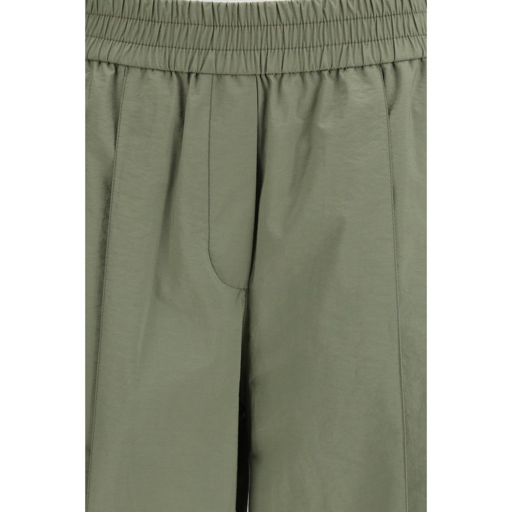 Brunello Cucinelli Zweifarbige Baumwoll-Freizeithose