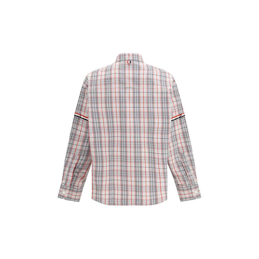 Thom Browne Mehrfarbiges Hemd mit Stoffmuster