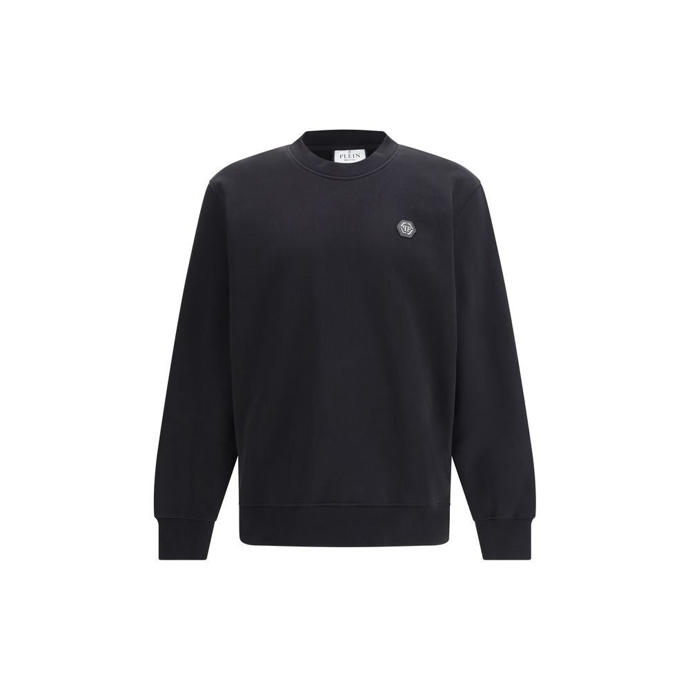Philipp Plein Schwarzer Baumwoll-Sweatshirt