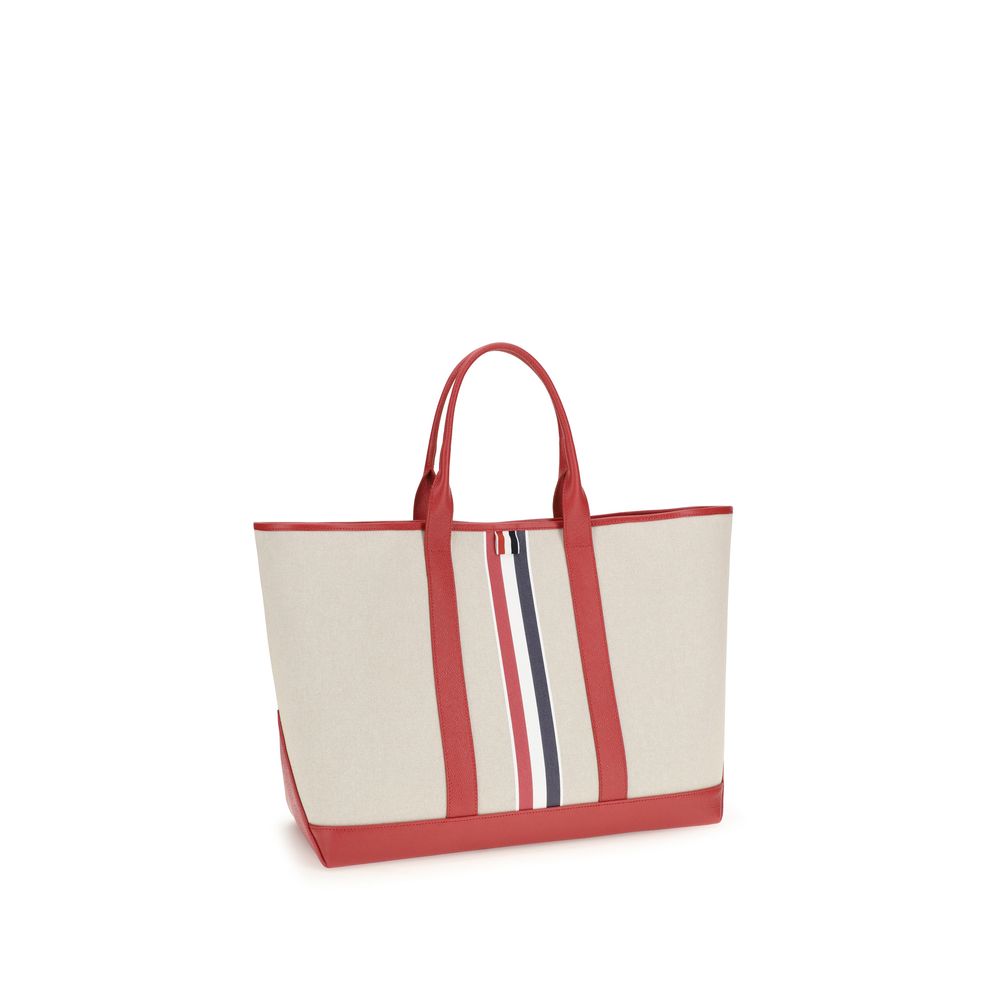Thom Browne Mehrfarbige Stoffhandtasche