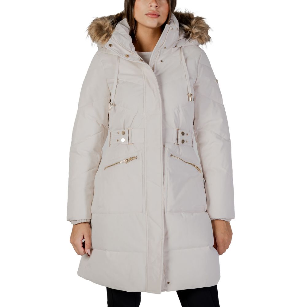 Guess Creme Polyester-Mantel