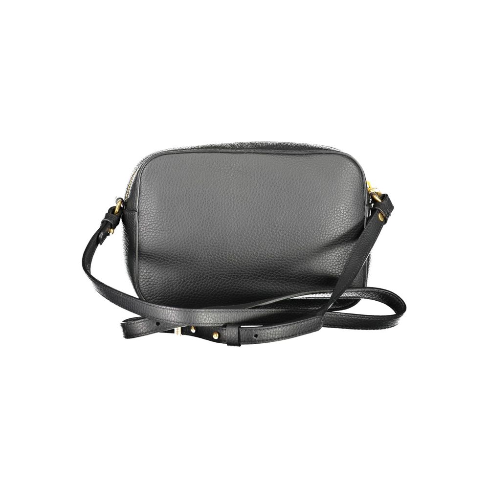 Coccinelle Schwarze Clutch aus Rindsleder