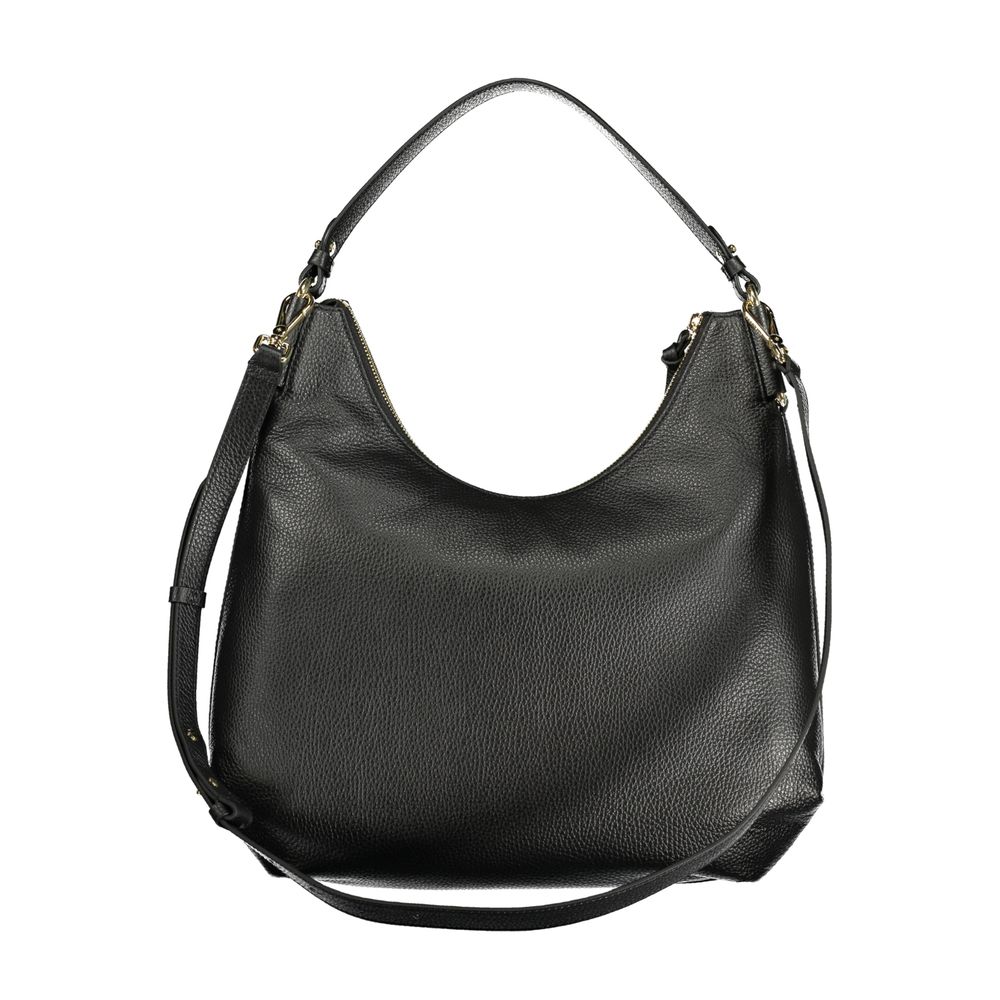 Coccinelle Schwarze Leder Damentasche