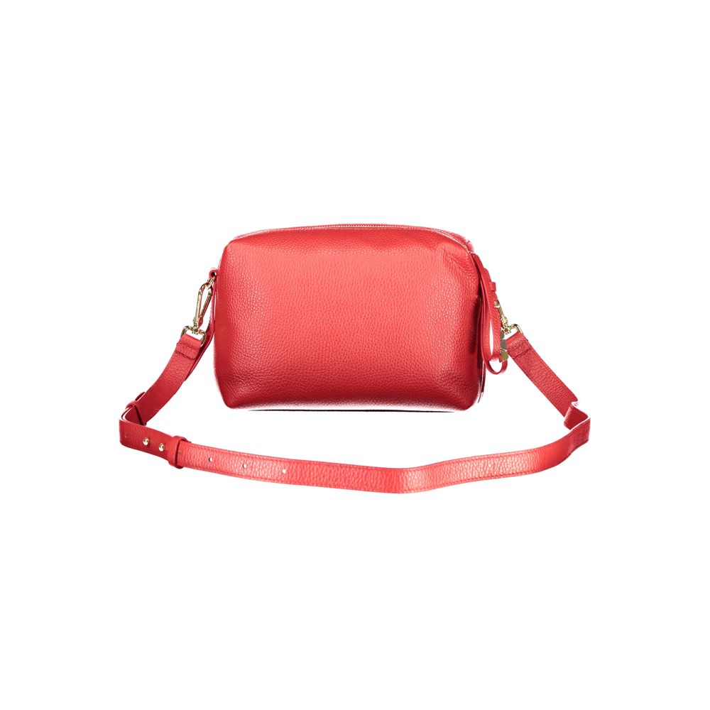 Coccinelle Rote Lederhandtasche