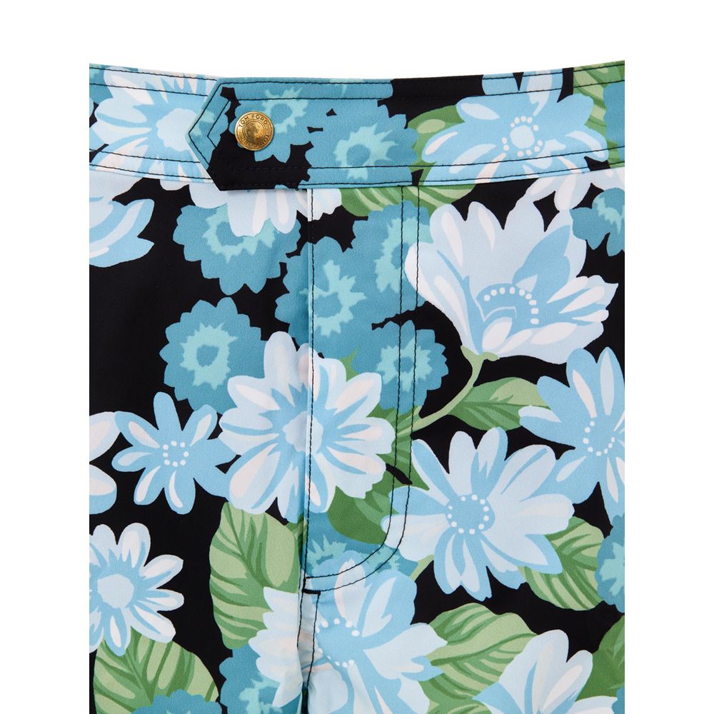 Tom Ford Blaue Badeshorts aus Polyamid