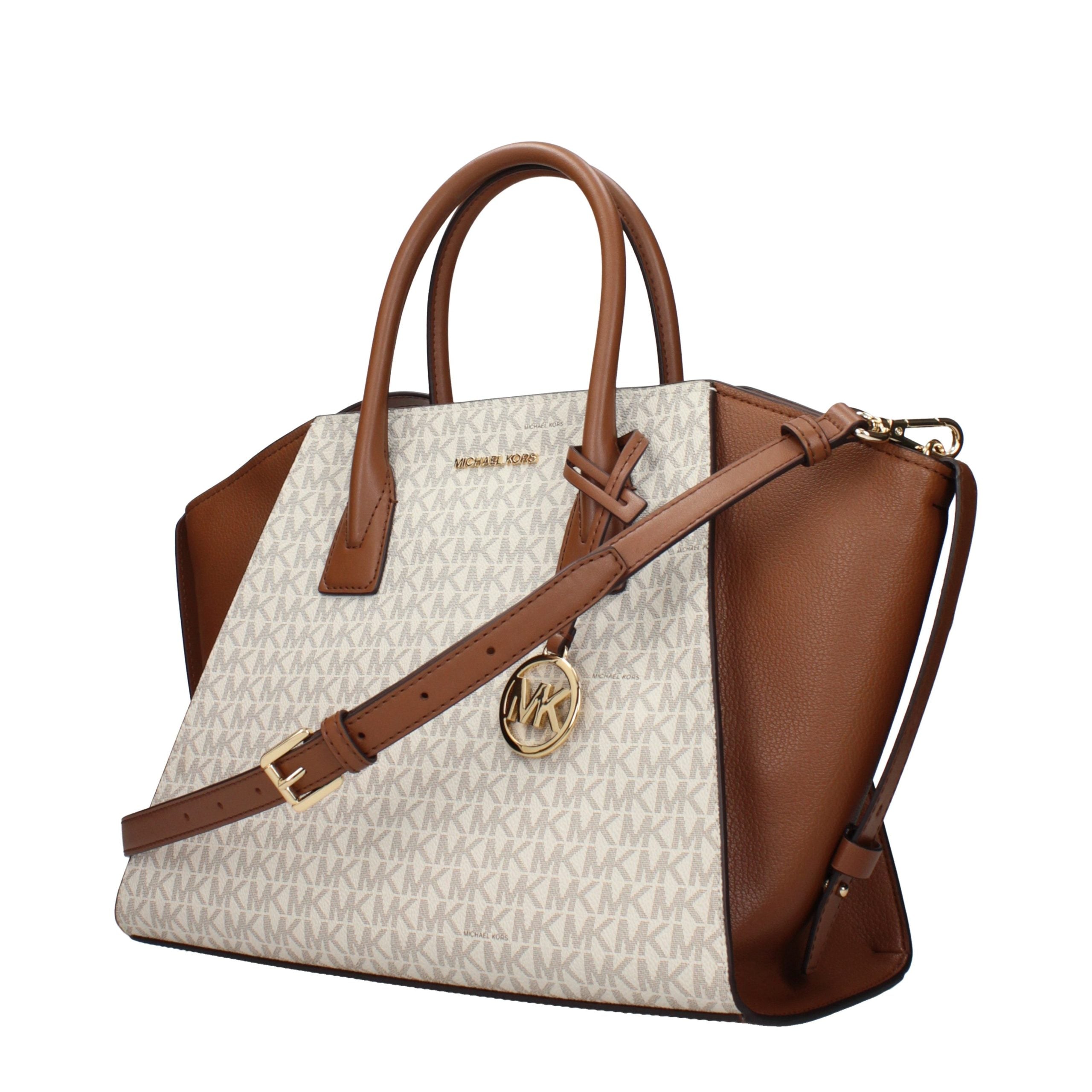 Michael Kors Beige Stoff-Handtasche