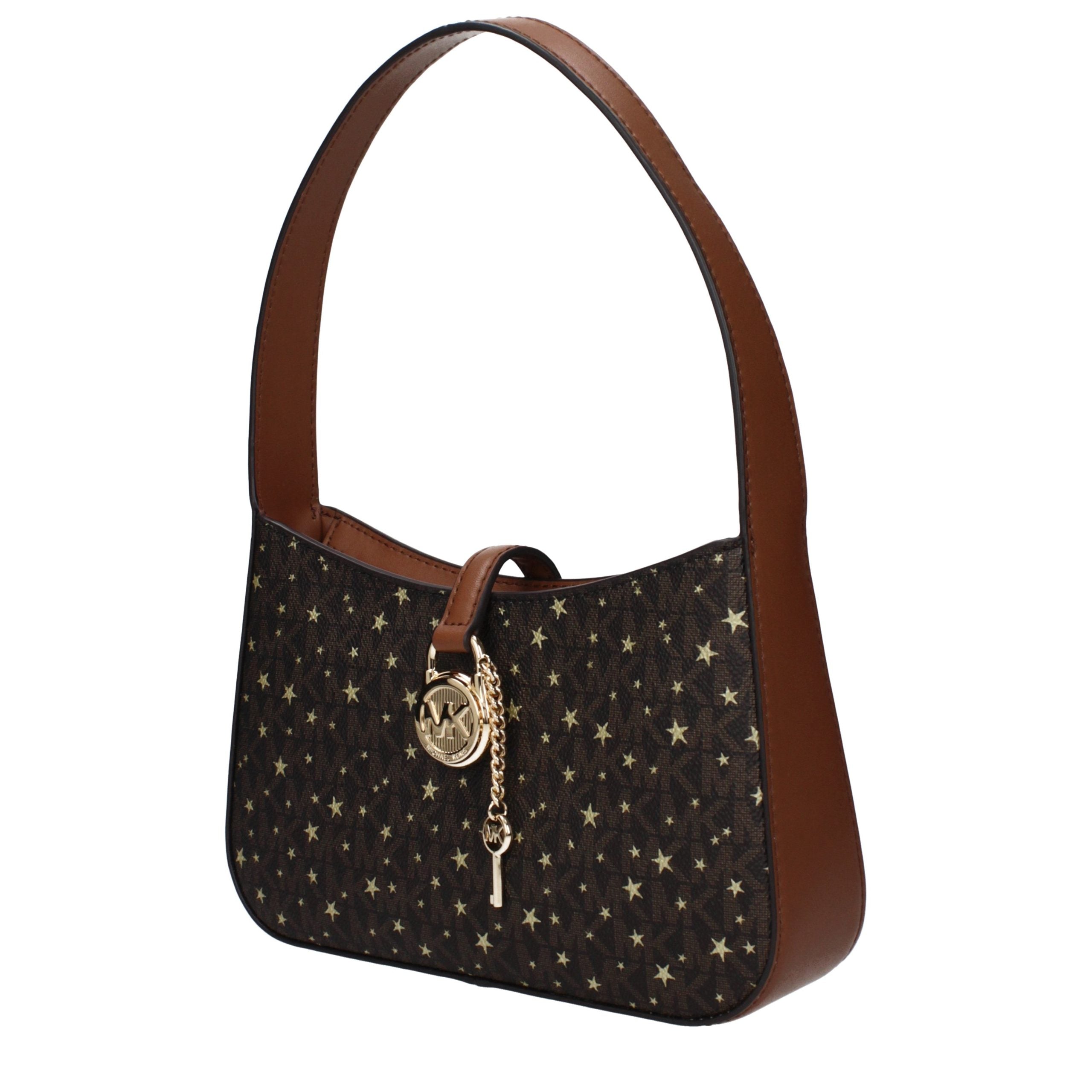 Michael Kors Braune Stoffhandtasche