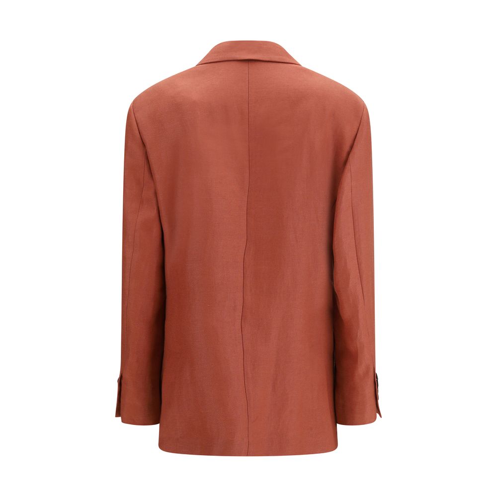 Brunello Cucinelli Mehrfarbiger Leinenblazer