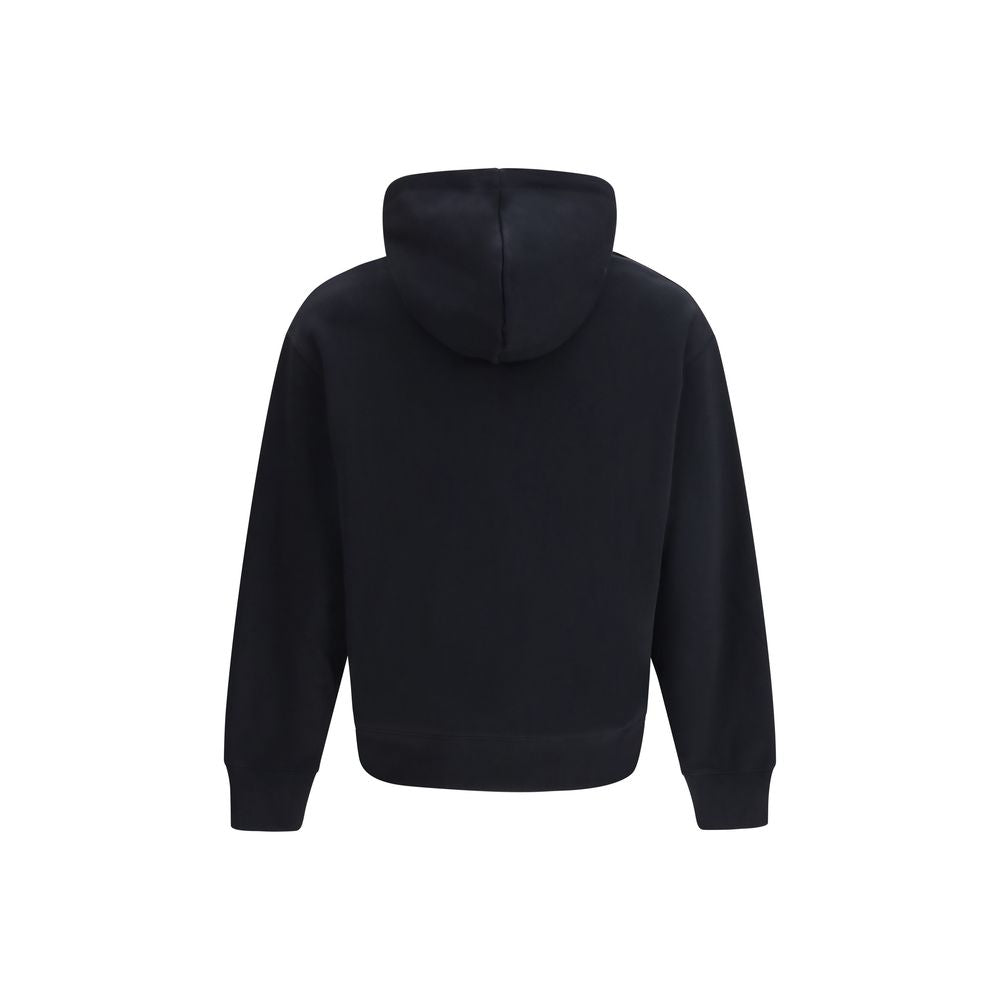 Maison Kitsuné Schwarzer Baumwoll-Sweatshirt