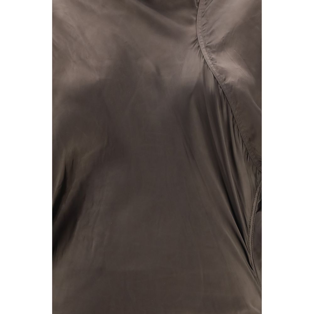 Rick Owens Braunes Kupferfarbenes Langes Kleid