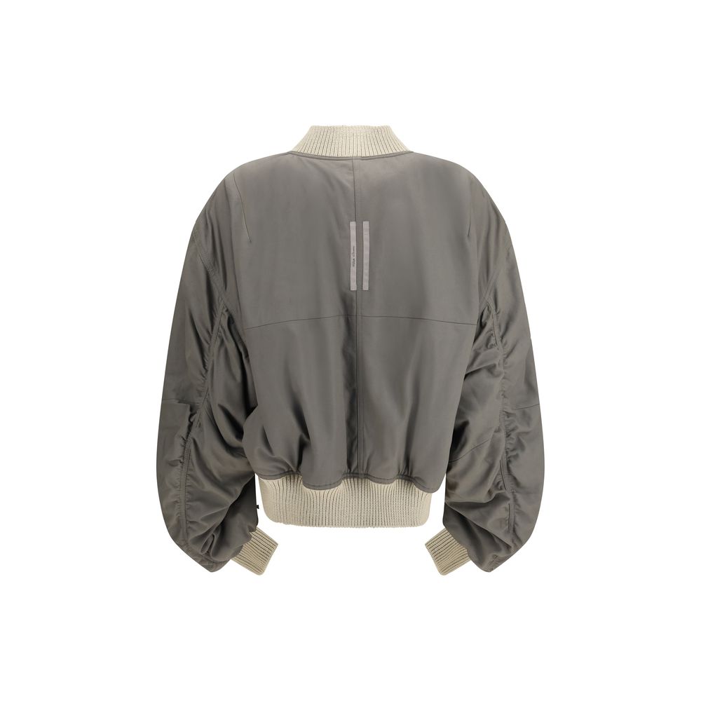 Rick Owens Beige Lederjacke