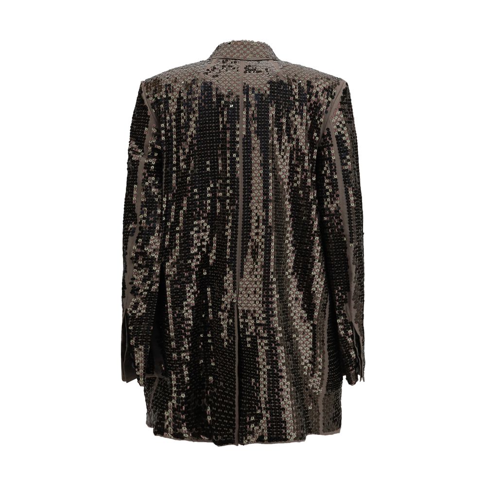 Rick Owens Mehrfarbige Baumwolljacke Und Mantel