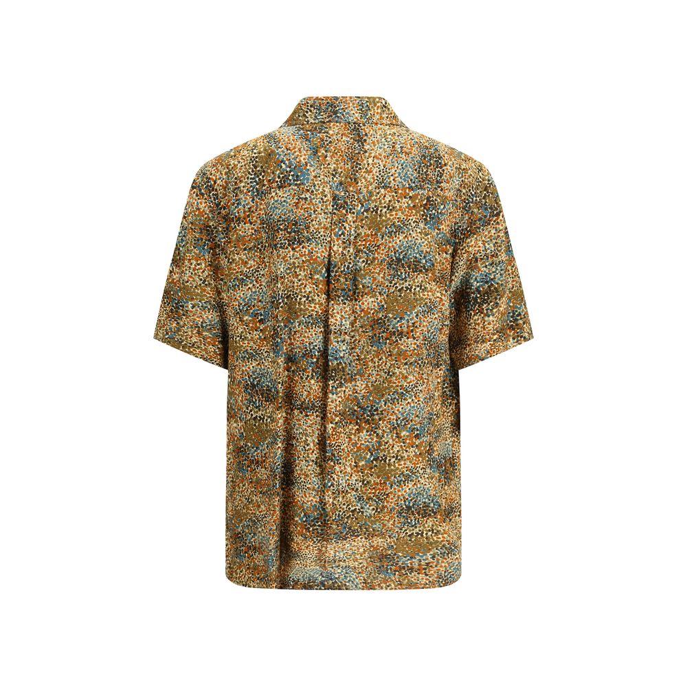 Saint Laurent Mehrfarbiges Hemd aus Viskose mit Muster