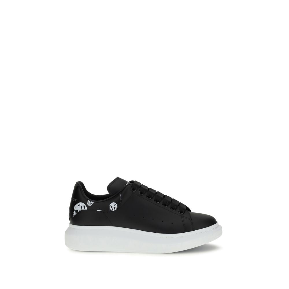 Alexander McQueen Schwarze Bos Taurus Kalbsleder Chunky Sneaker