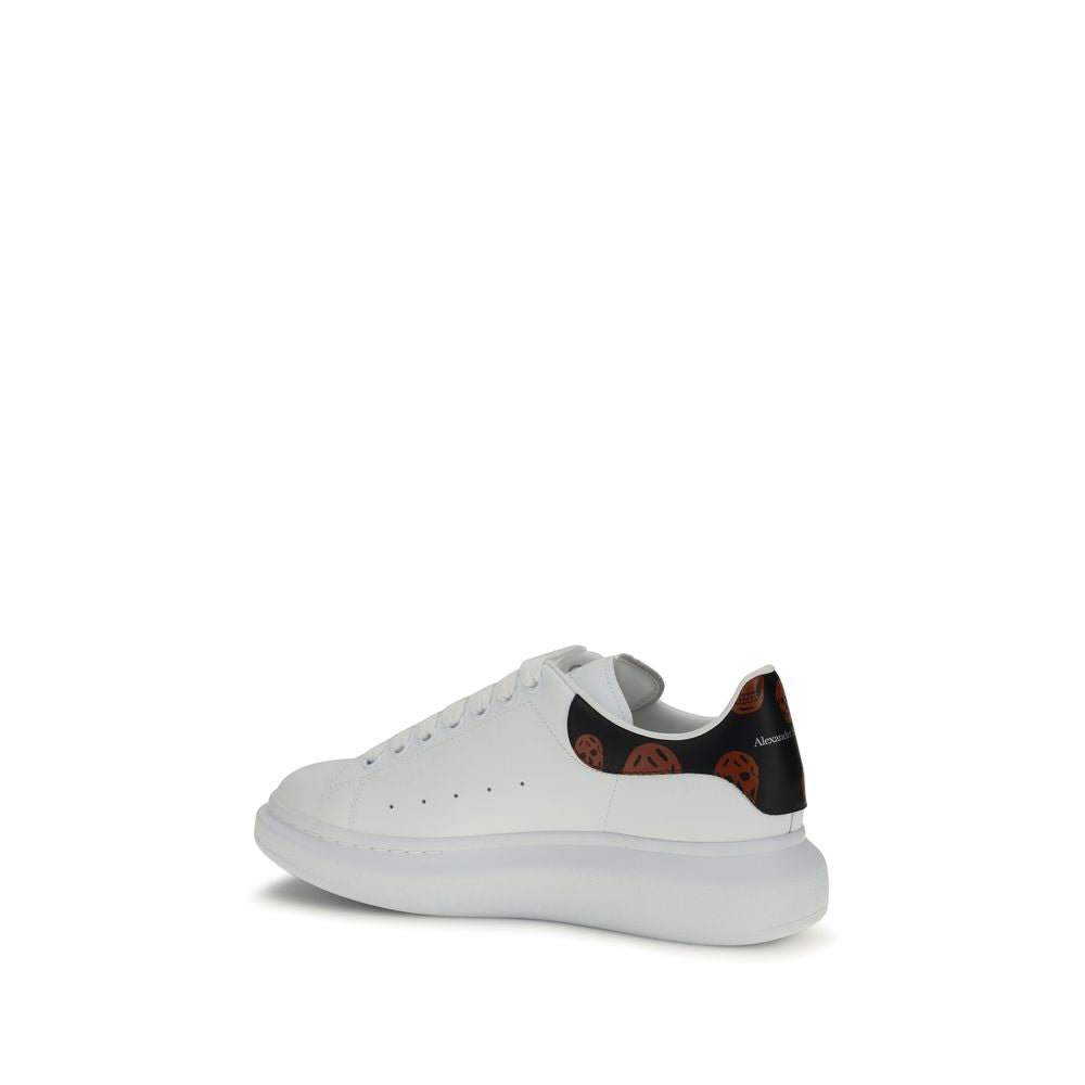 Alexander McQueen Weiße Low-Top-Sneaker aus Kalbsleder Bos Taurus