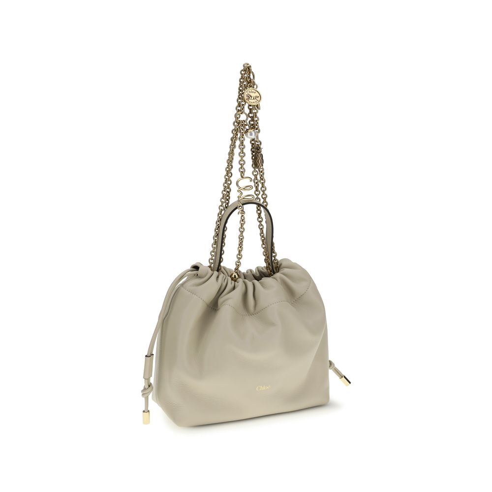 Chloé Beige Lamm Ovis Aries Aries Schultertasche
