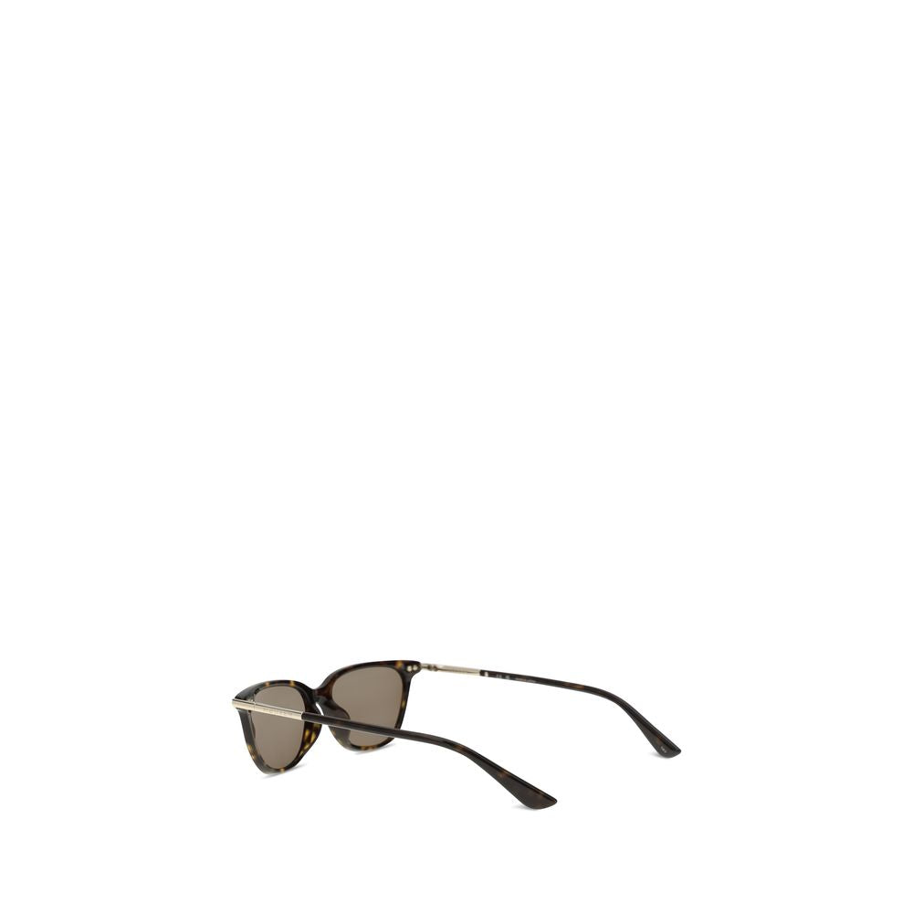 Alexander McQueen Braune Sonnenbrille aus Acetat