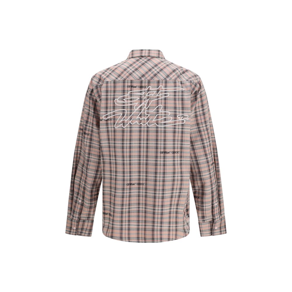 Off-White Mehrfarbiges Baumwollhemd mit Muster