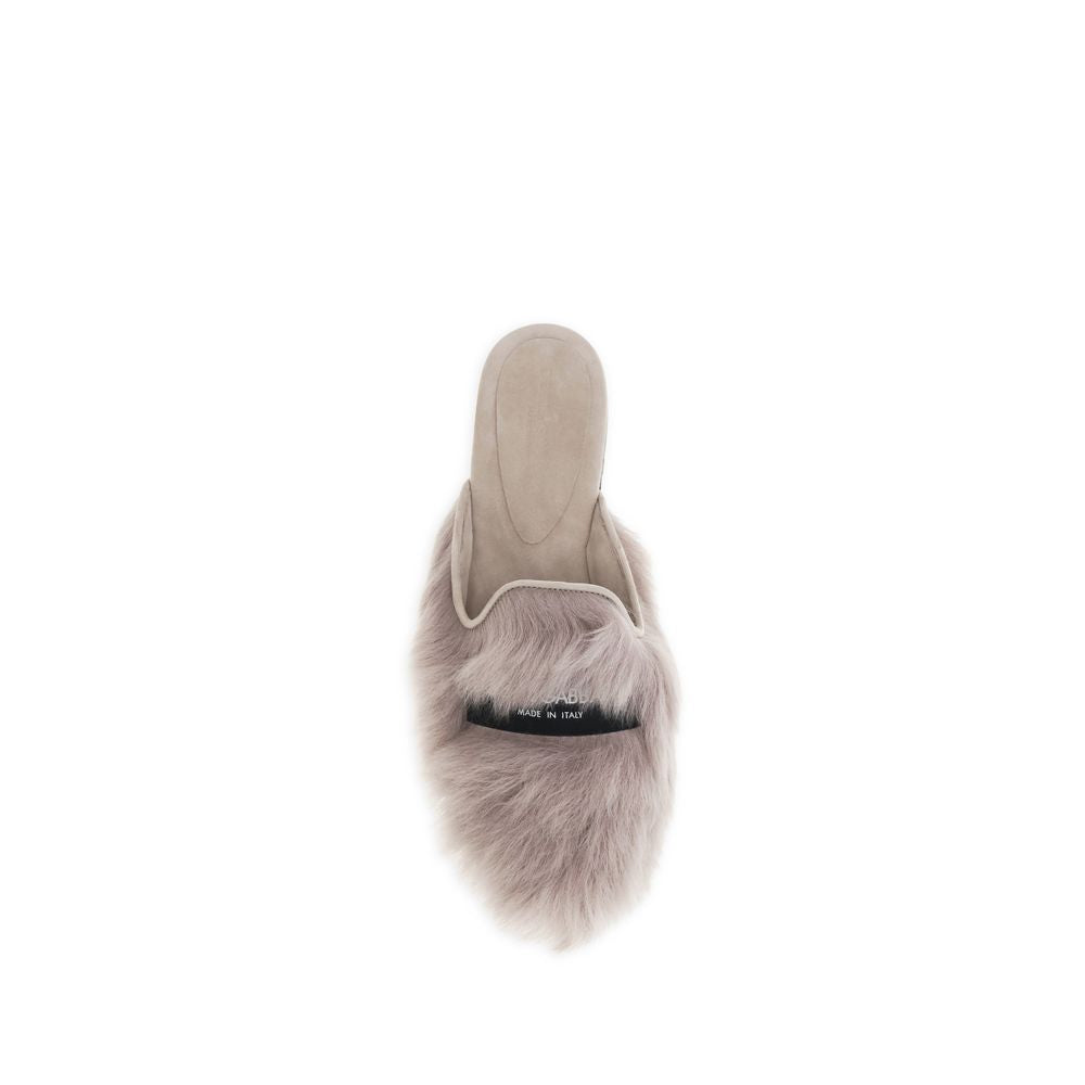 Dolce & Gabbana Graue Lamm Ovis Aries Aries Mules