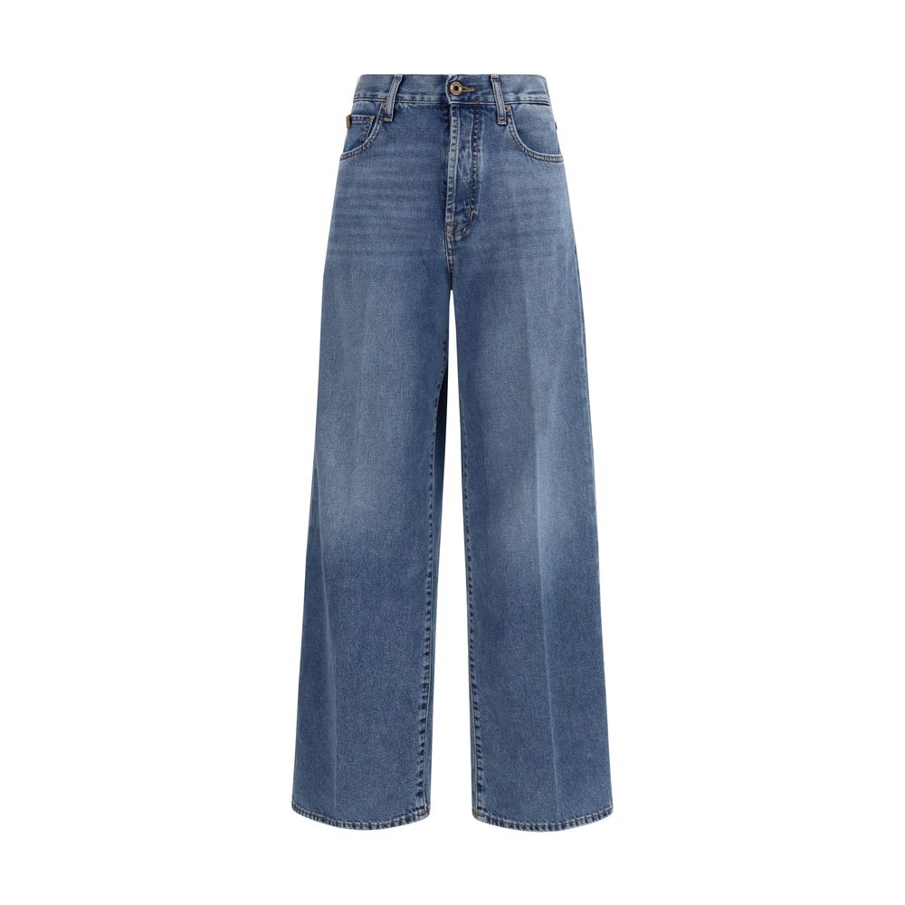 Jacob Cohen Blaue Baumwolljeans im Relaxed Fit