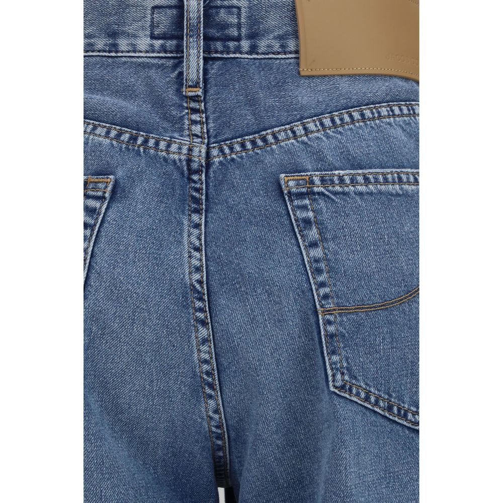 Jacob Cohen Blaue Baumwolljeans im Relaxed Fit