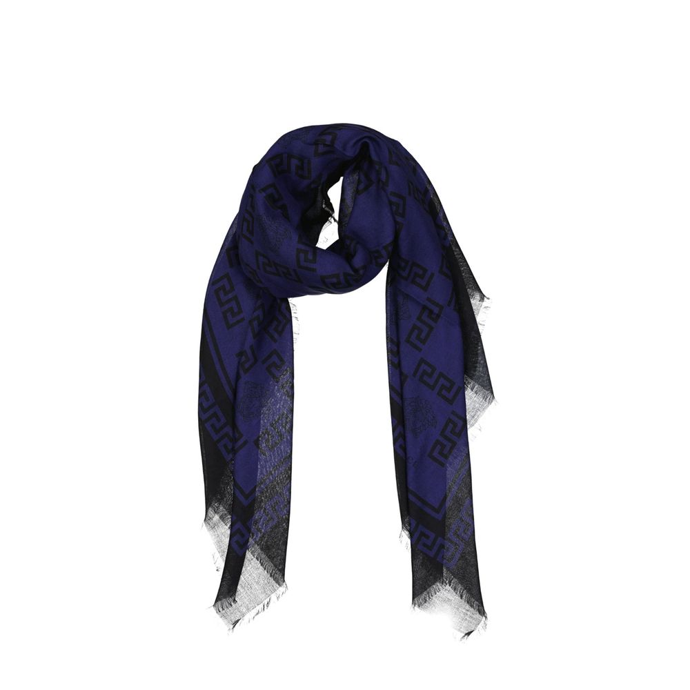 Versace Blauer Modal-Schal