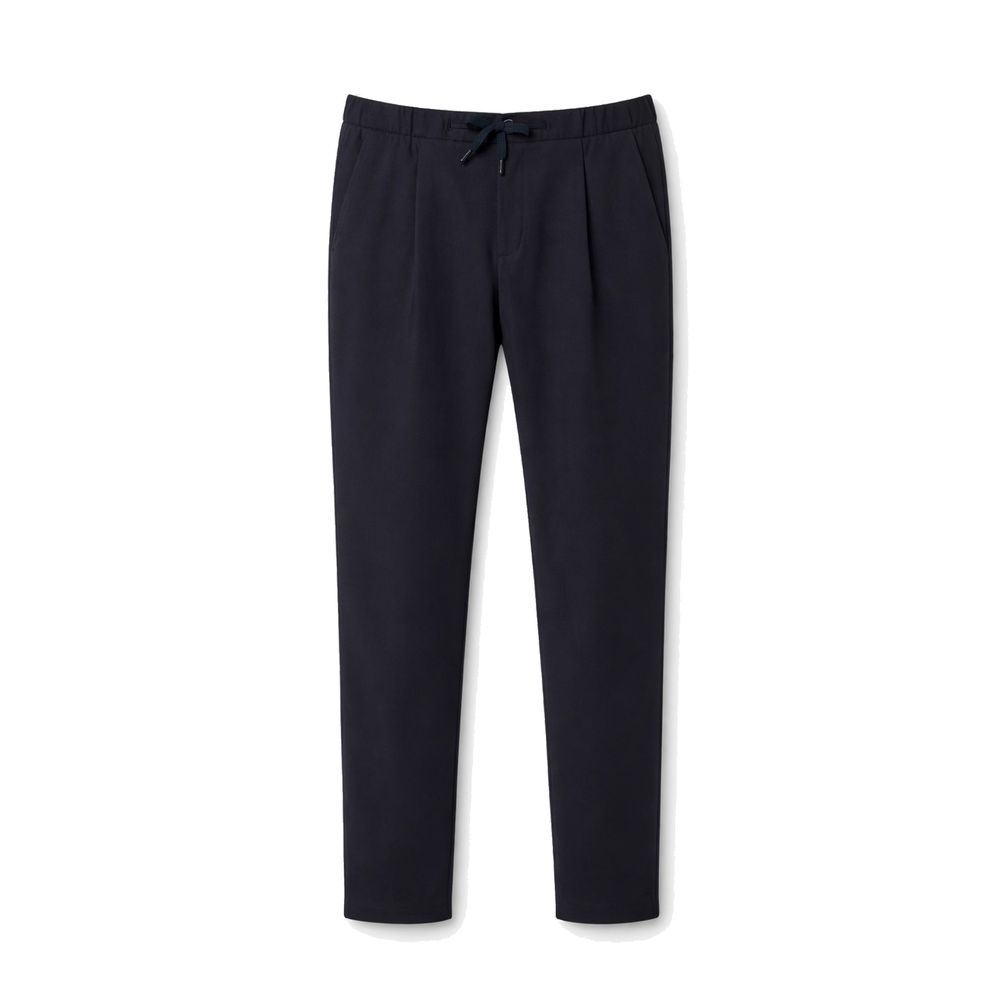Herno Blaue Hose aus reiner Schurwolle