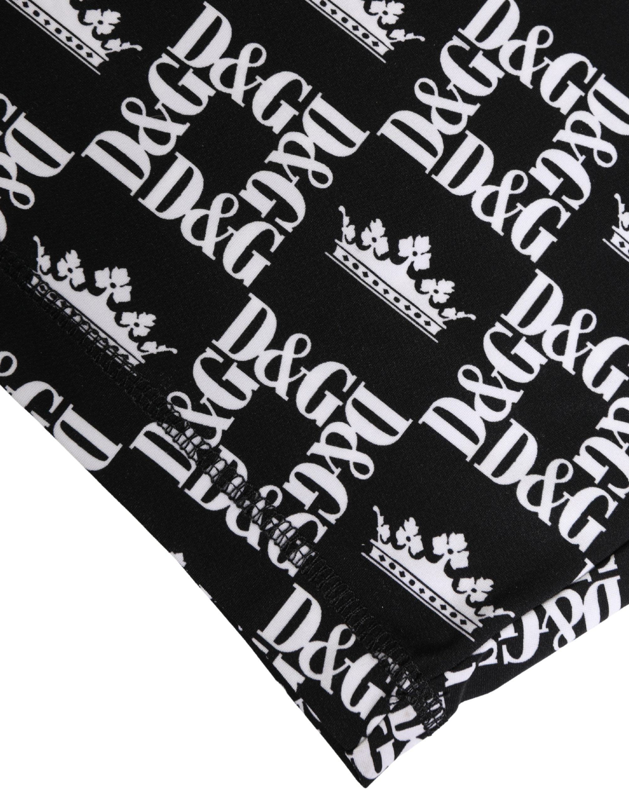 Dolce & Gabbana Mehrfarbige Radlerhose mit Muster