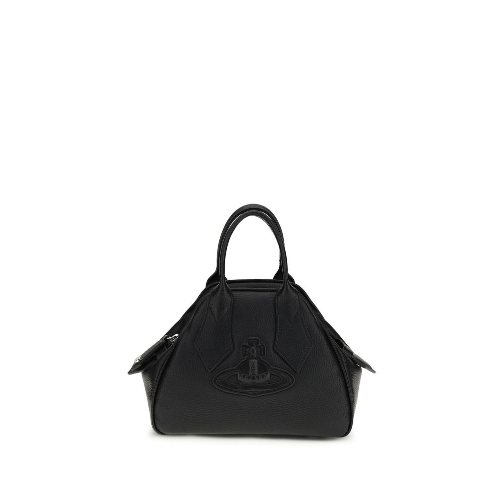Vivienne Westwood Schwarze Kalbsleder Bos Taurus Handtasche