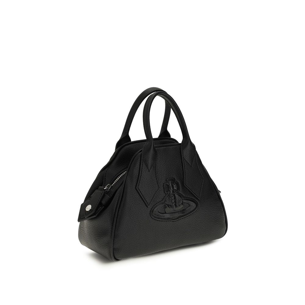 Vivienne Westwood Schwarze Kalbsleder Bos Taurus Handtasche