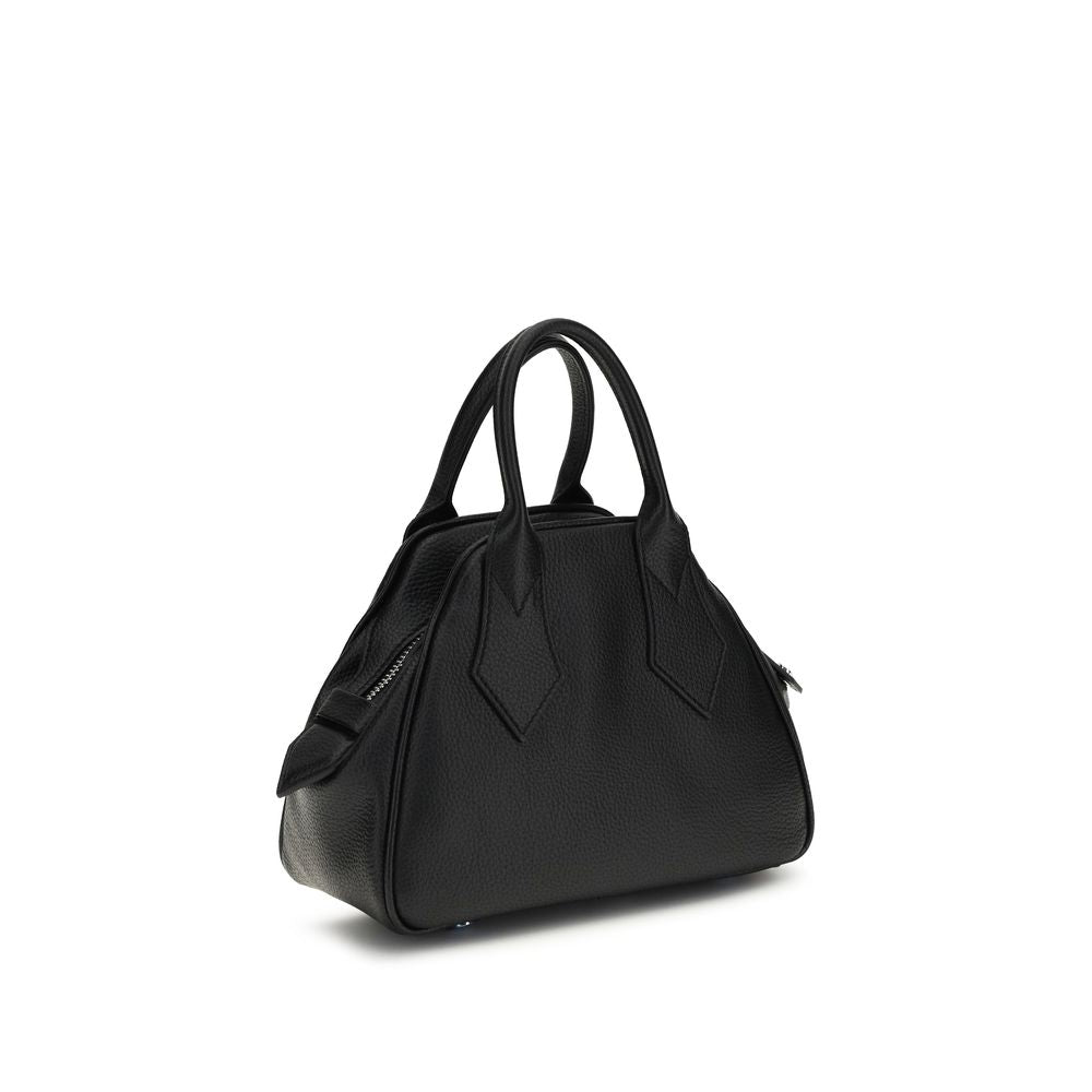 Vivienne Westwood Schwarze Kalbsleder Bos Taurus Handtasche