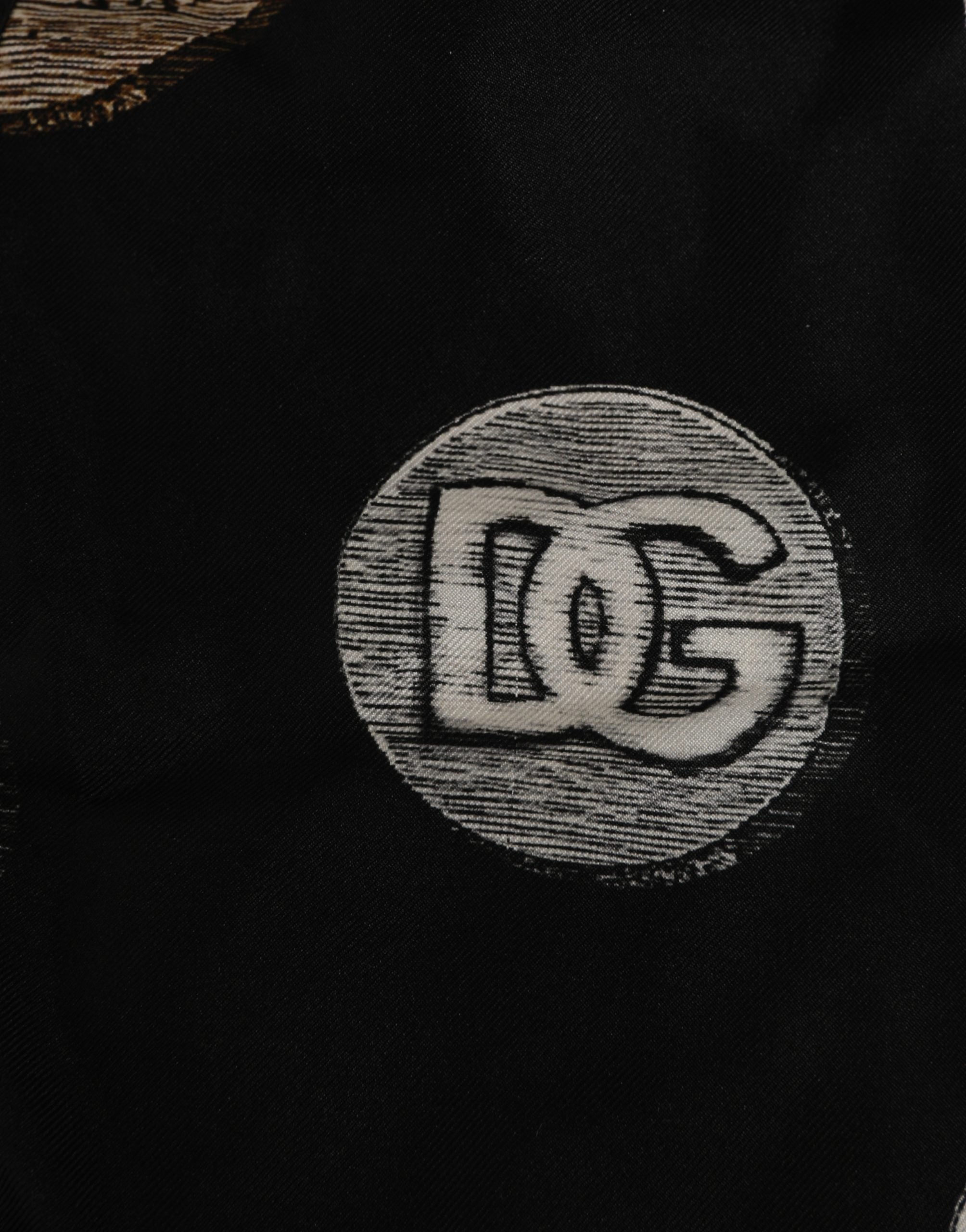 Dolce & Gabbana Schwarze Boxershorts mit Print antiker Münzen