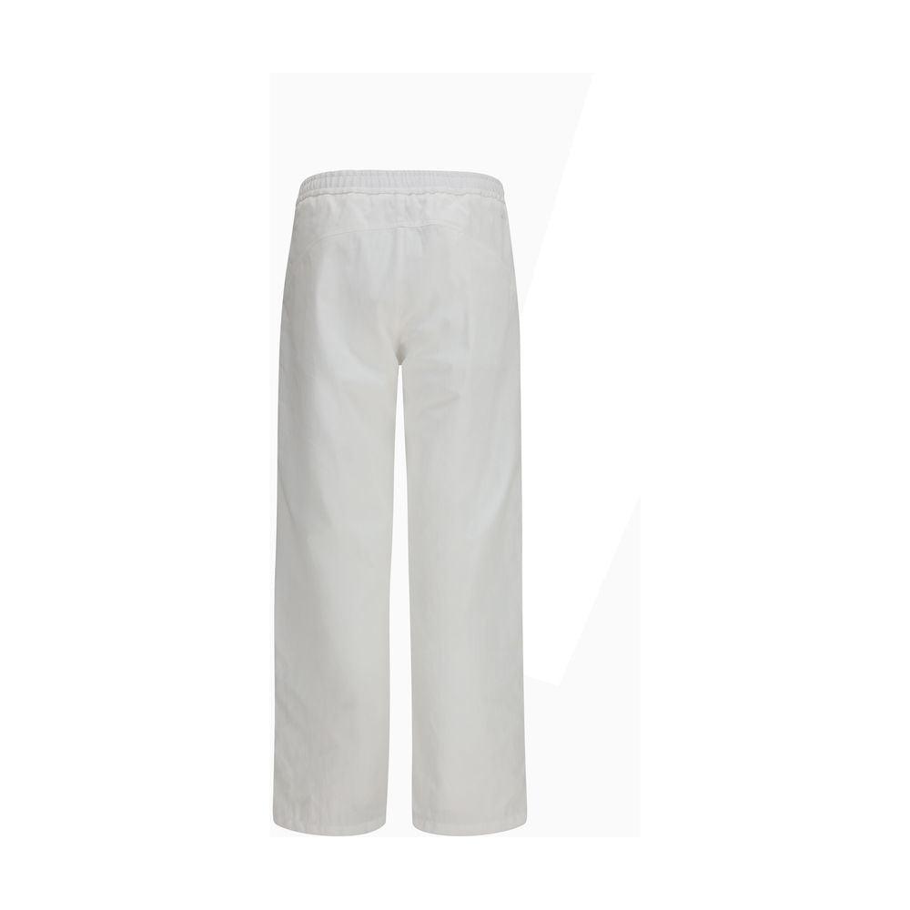 LAMINAR Weiße Baumwollhose im Casual-Look
