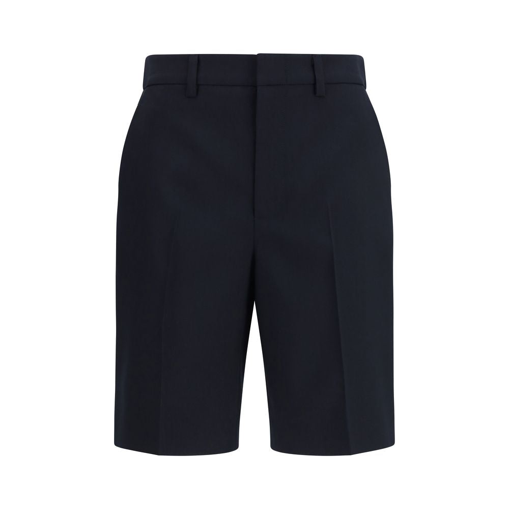 Gucci Schwarze Baumwoll-Bermudashorts