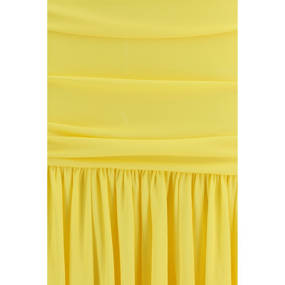 Jacquemus Zweifarbige Viskose-Freizeitkleid