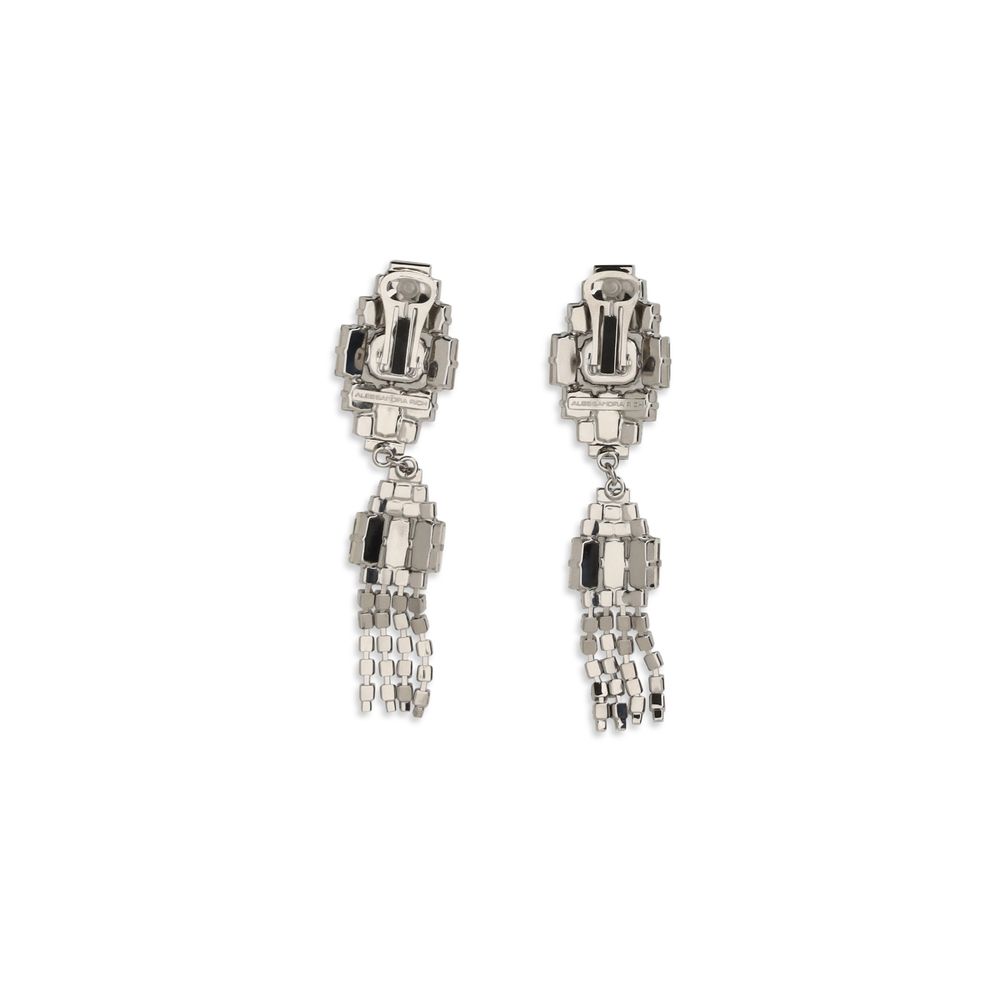 Alessandra Rich Silberne Ohrringe aus Metall