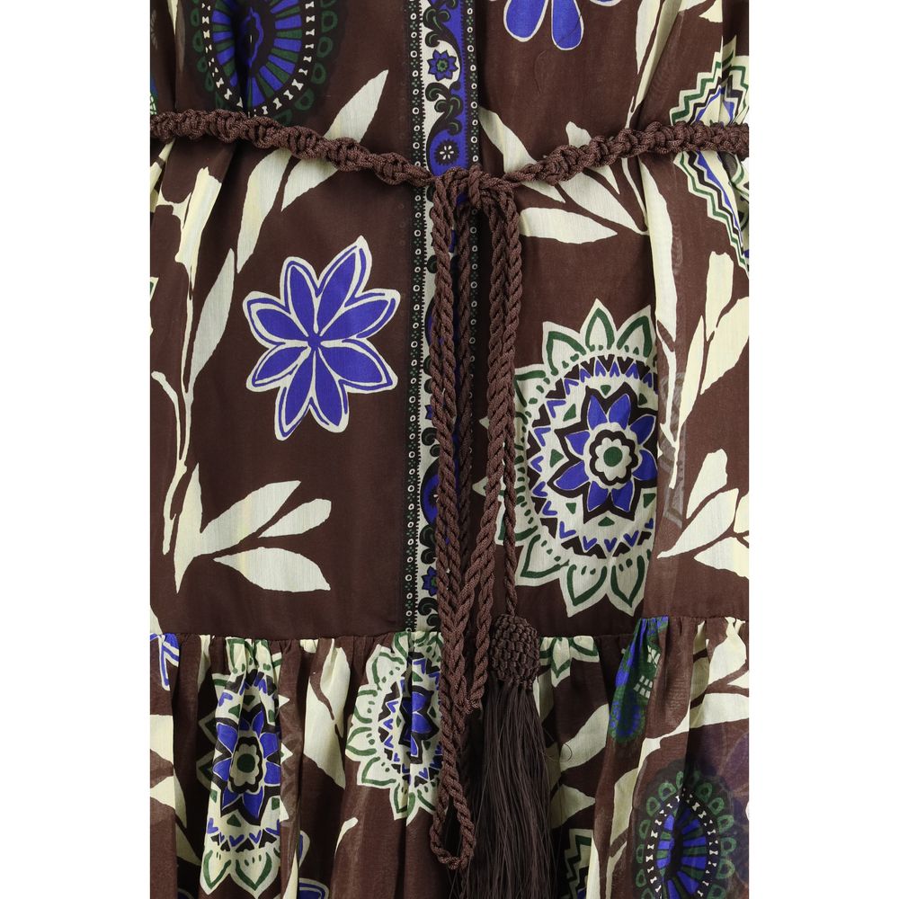 Alemais Braunes Baumwollkleid für die Freizeit