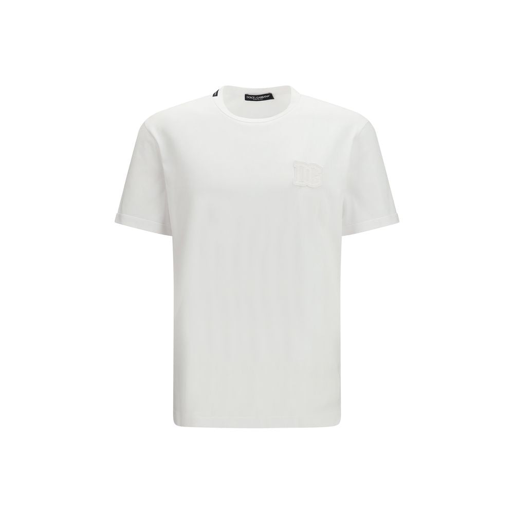 Dolce & Gabbana Weißes Baumwoll-T-Shirt