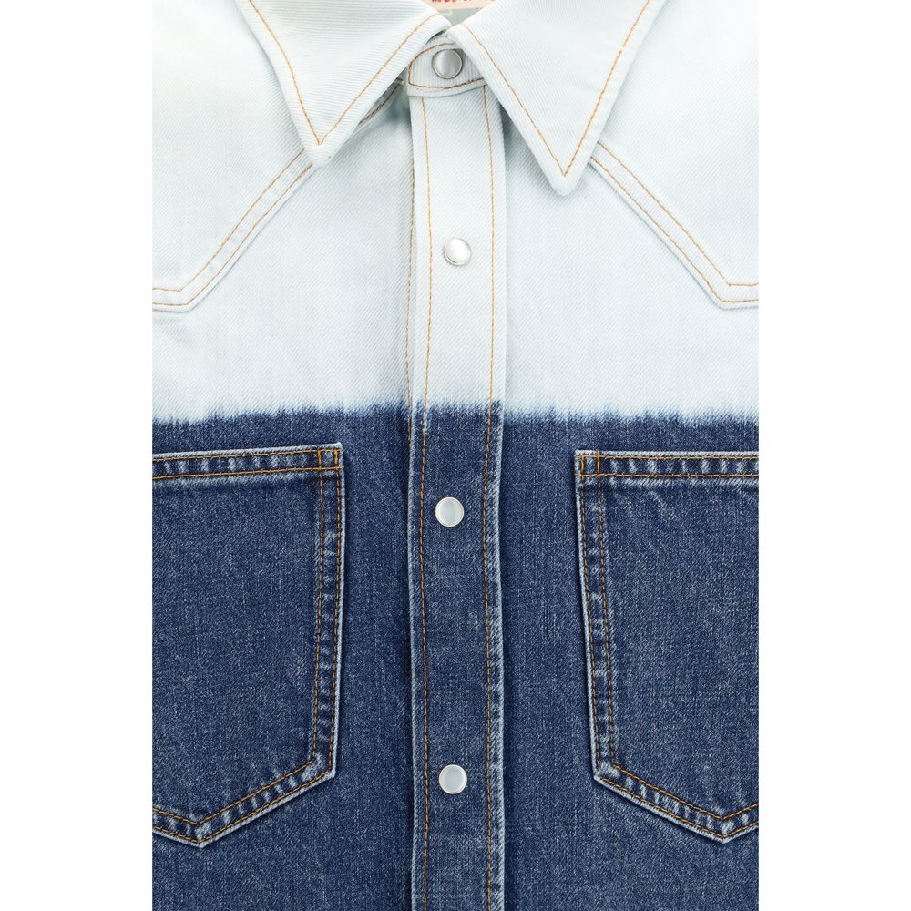 Marni Blaues Denim-Hemd