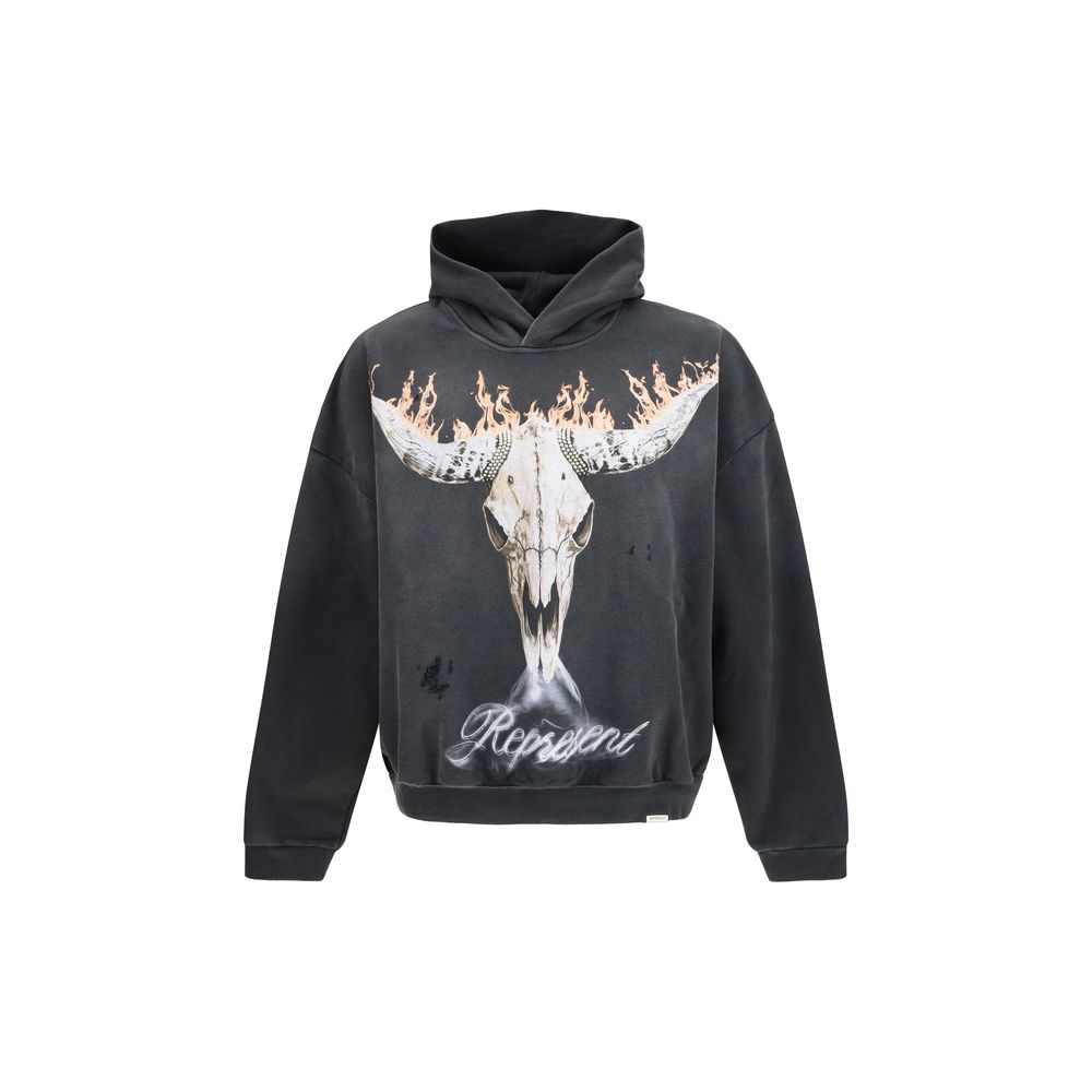 Represent Grauer Baumwollpullover