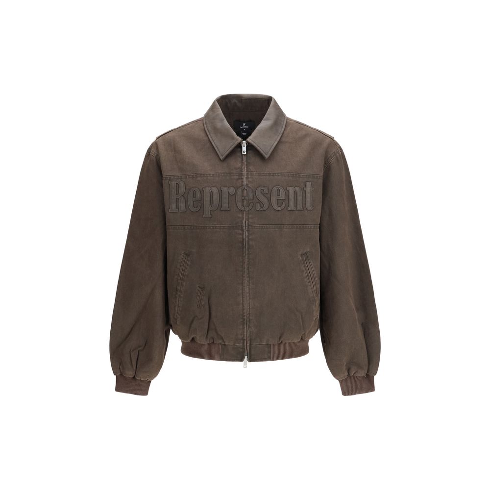 Represent Brauner Baumwoll-Bomber