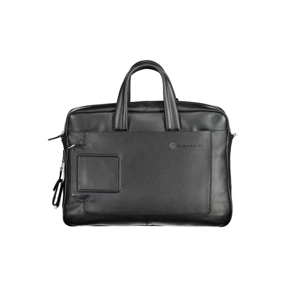 Piquadro Nero Leder Herren-Aktentasche