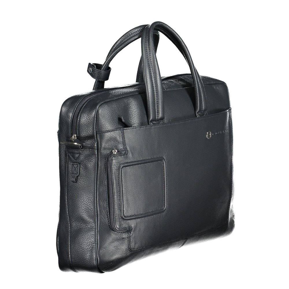 Piquadro Blu Leder Aktentasche Herren