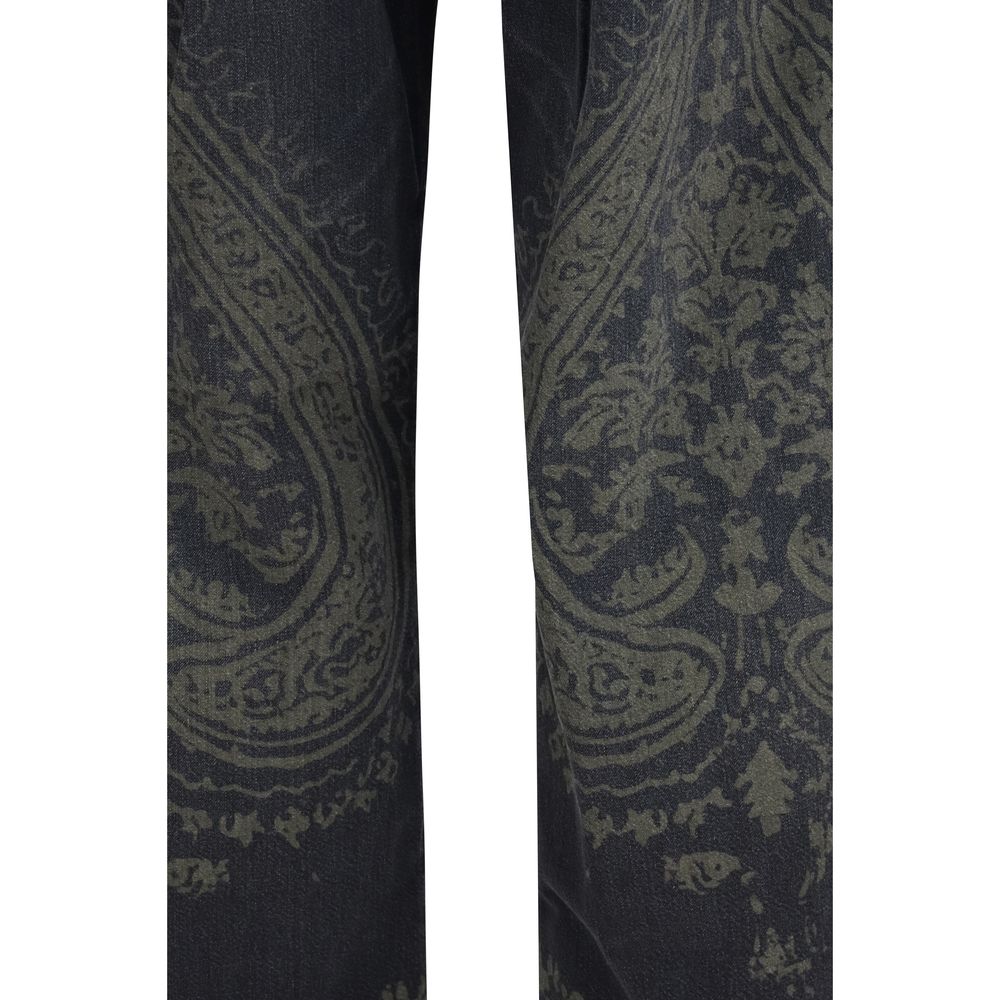 R13 Schwarze Baumwolljeans Denim