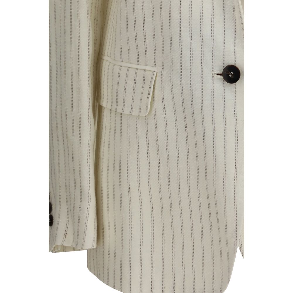 Max Mara Beige Leinenblazer