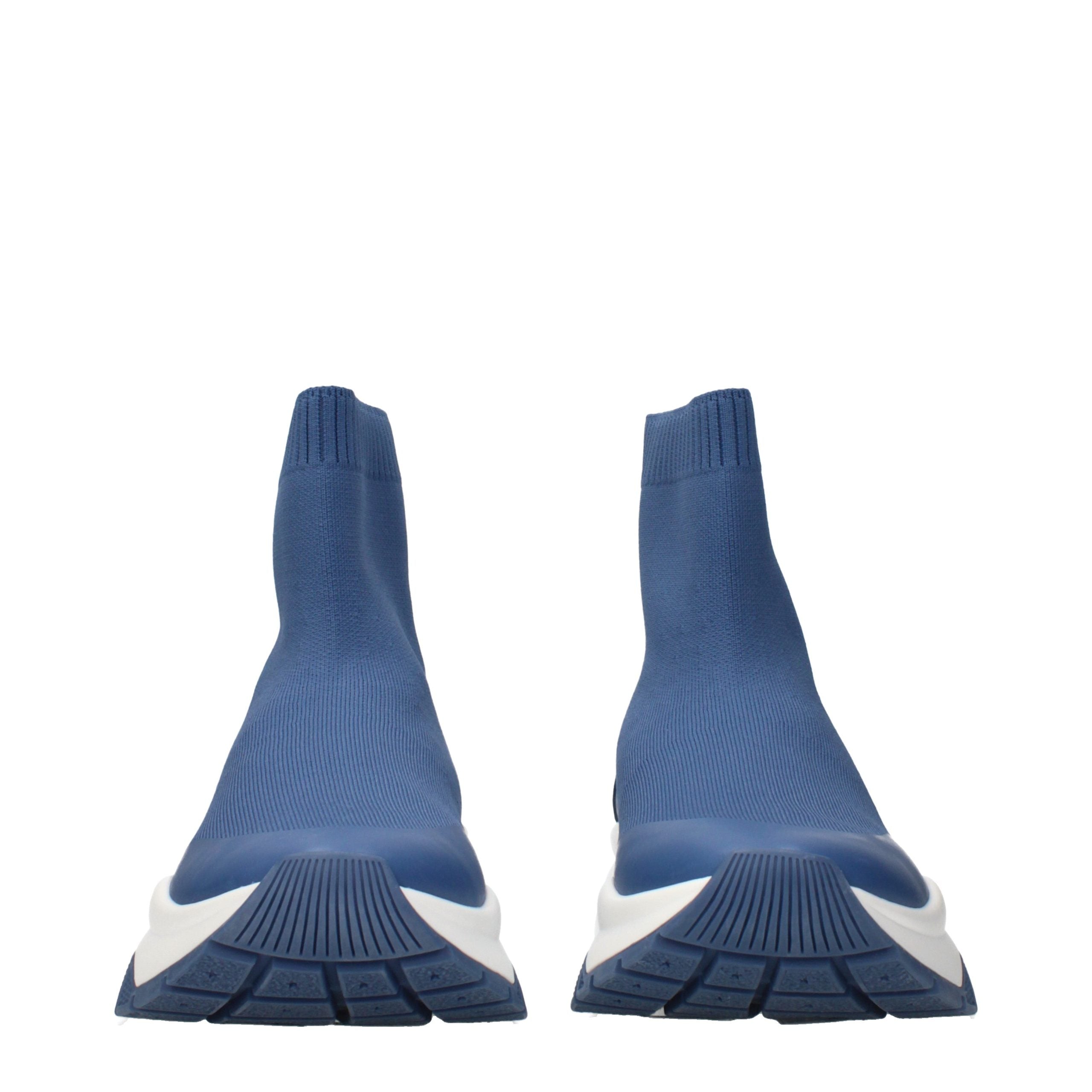 Jimmy Choo Blaue Ankle Boots aus Stoff